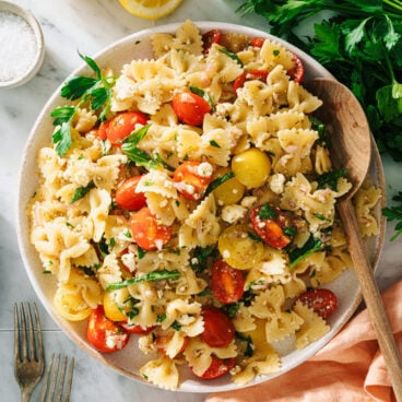 Bow tie pasta salad