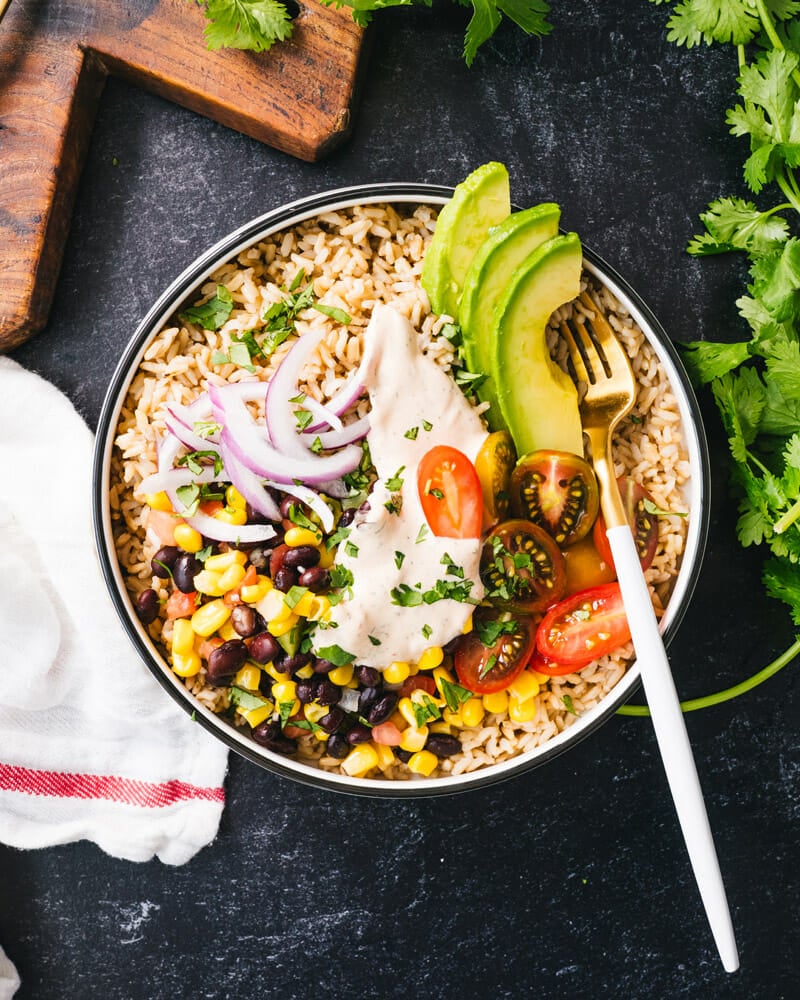 Burrito bowl recipe