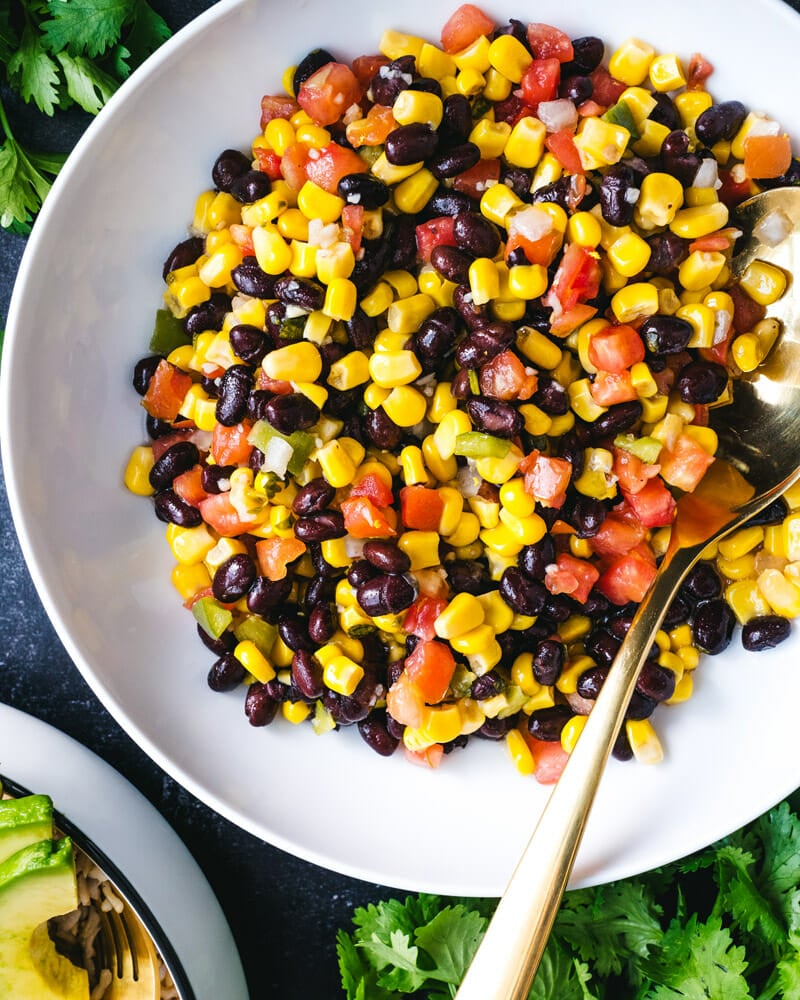 Black bean and corn salad