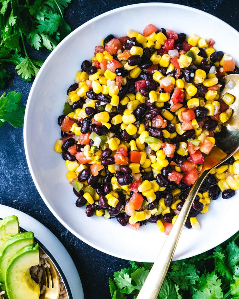 Black bean and corn salad
