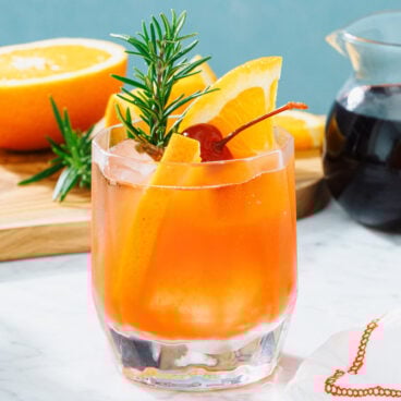 Cranberry Orange Whiskey Sour