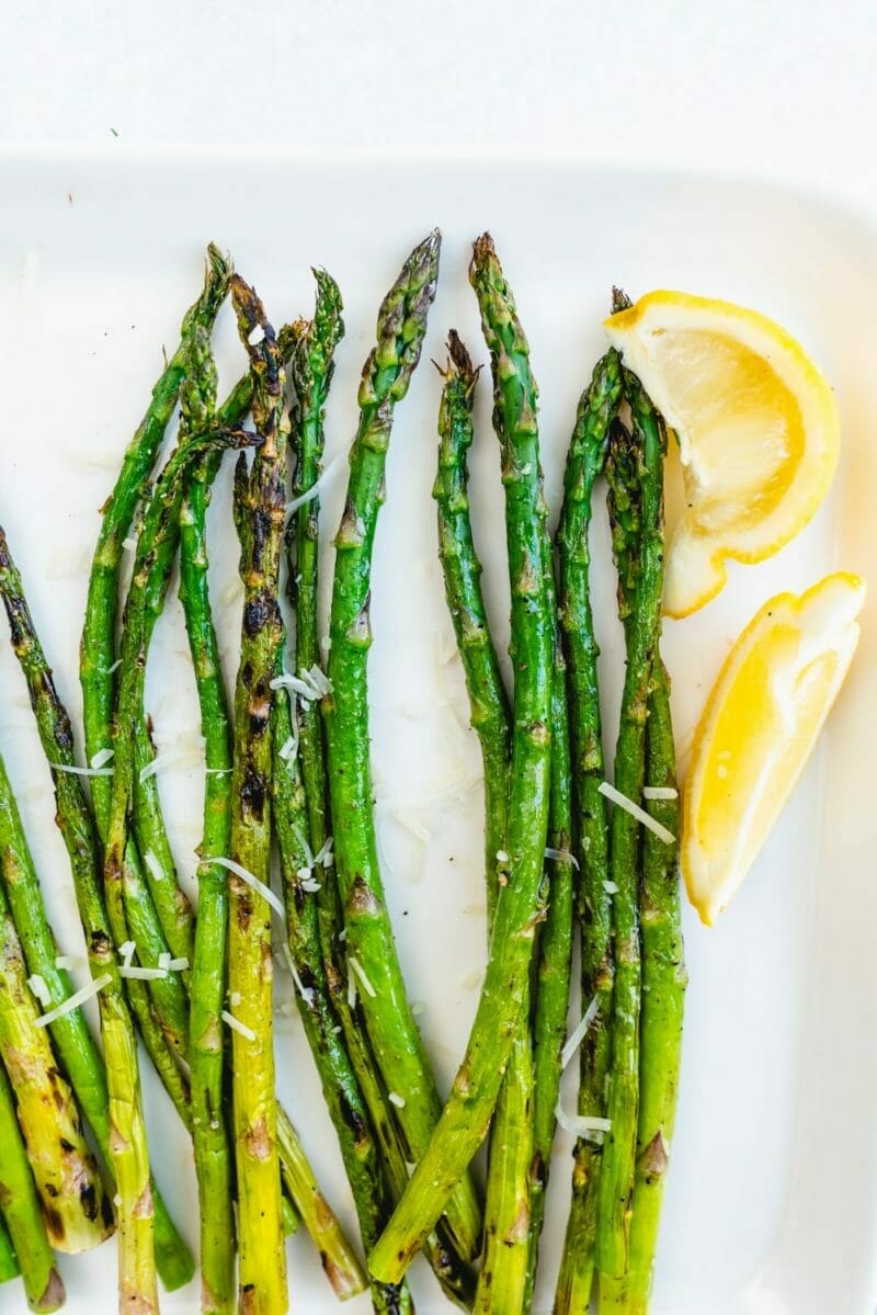 Grilled asparagus