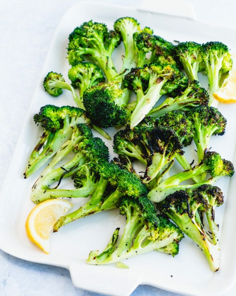 Grilled broccoli