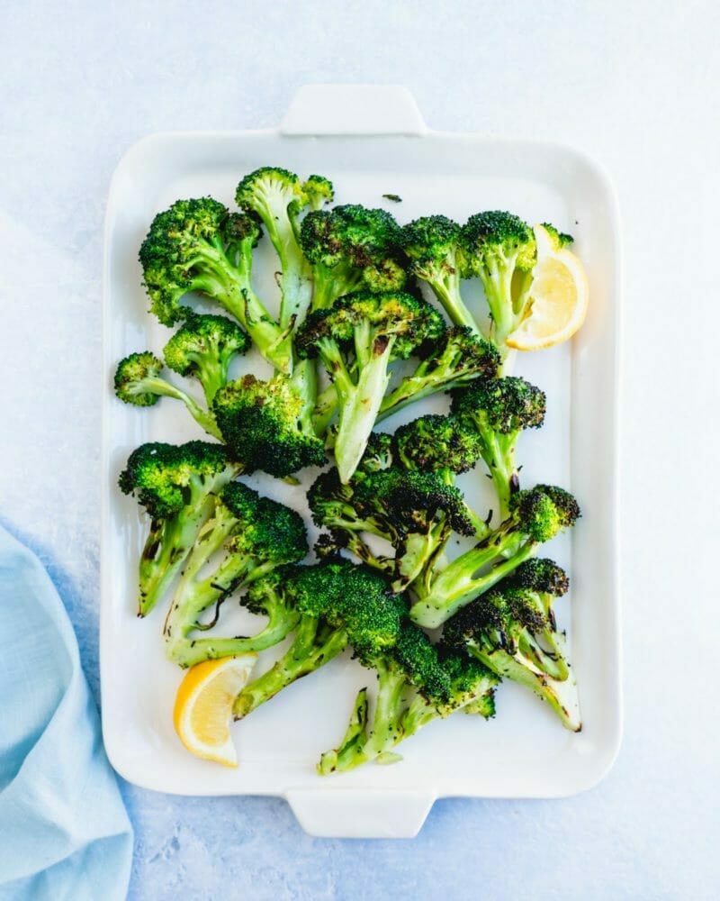 Grilled broccoli