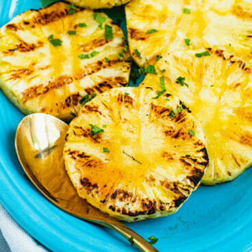 Grilled pineapple