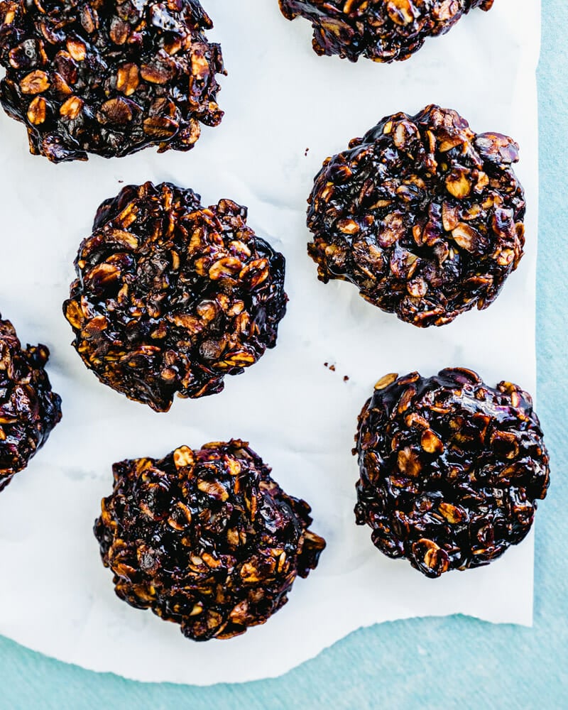 No bake chocolate oatmeal cookies
