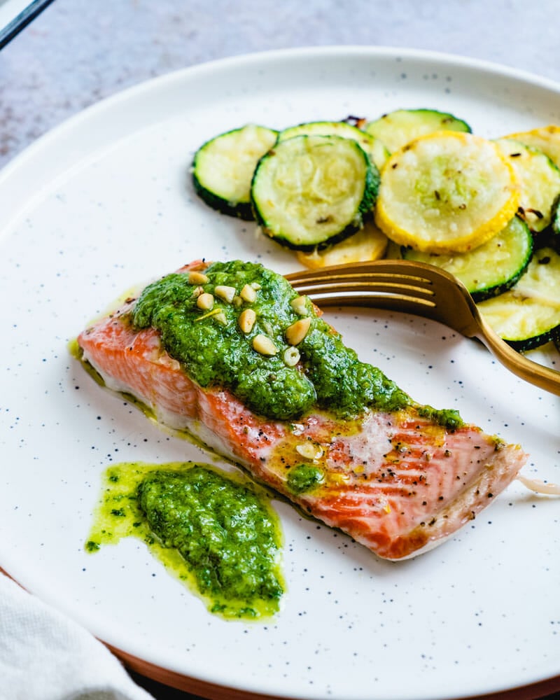 Pesto salmon